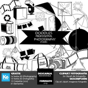 Clipart fotografía B&N Principal