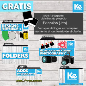 Clipart fotografía a todo color Folders