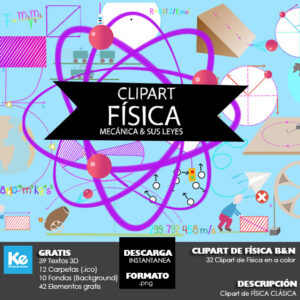 Clipart Física a color (SET) principal