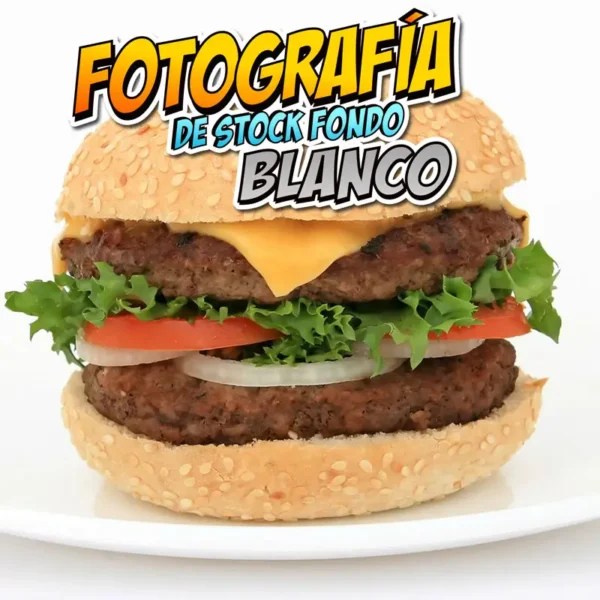 Fotografía de Stock de una Hamburguesa Apetitosa